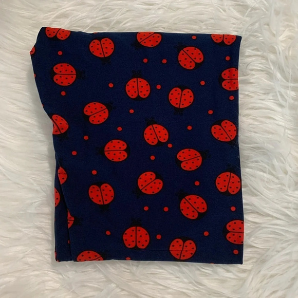 New! Women’s Lularoe ladybug 🐞 leggings OS - Picture 1 of 1